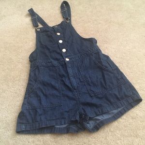 H&M Divided Blue Denim Overalls